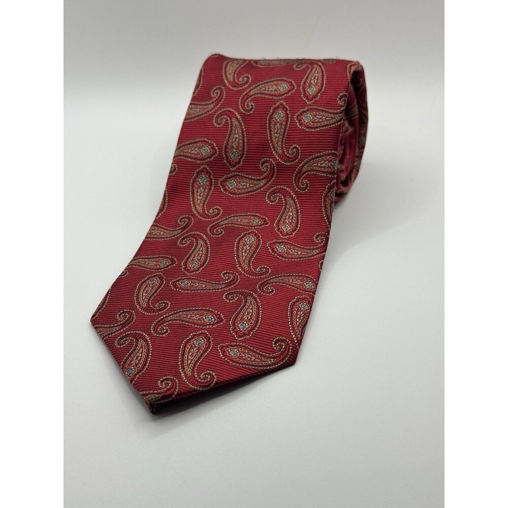 T. Harris London Paisley Silk Tie - Preowned, Good Condition